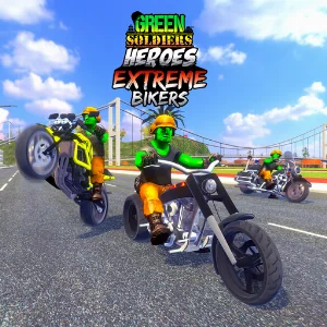 Green Soldiers Heroes: Extreme Bikers (Demo)